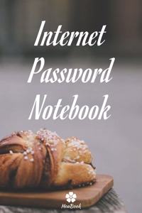 Internet Password Notebook