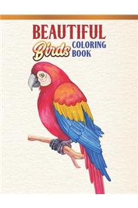 Beautiful Birds Coloring Book