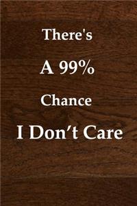 There's A 99% Chance I Don't Care