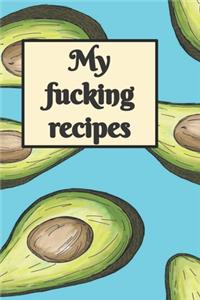 My f*cking recipes - avocado recipe journal