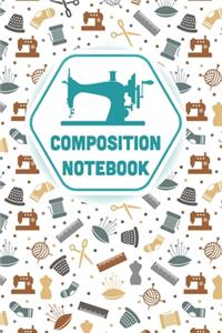 sewing quilting composition notebook