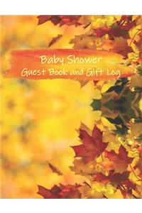 Baby Shower Guest Book and Gift Log