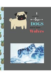 I Almost Love Dogs More than Wolves