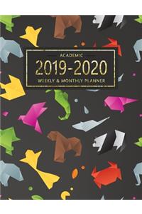 Academic 2019-2020 Weekly & Monthly Planner