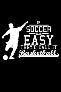 If Soccer was easy they'd call it Basketball