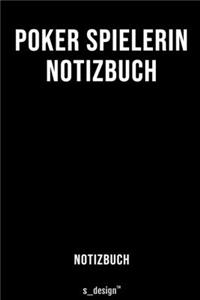 Notizbuch für Poker Spielerin
