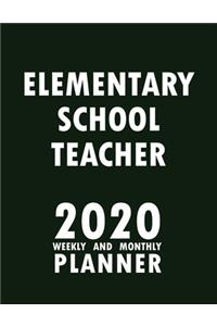 Elementary School Teacher 2020 Weekly and Monthly Planner