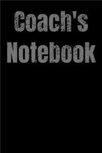 Coach's Notebook