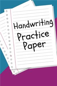 Handwriting Practice Paper