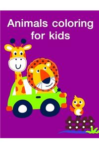 Animals coloring for kids