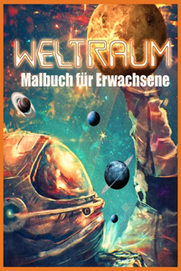 Weltraum Malbuch