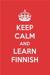 Keep Calm and Learn Finnish: Finnish Designer Notebook
