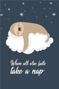 When All Else Fails Take a Nap