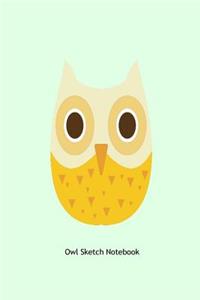 Owl Sketch Notebook