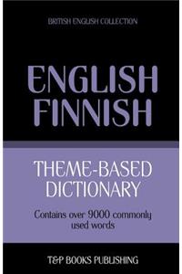 Theme-based dictionary British English-Finnish - 9000 words