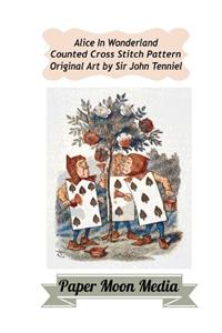 Alice in Wonderland Counted Cross Stitch Pattern