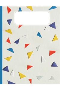 Colored Triangles Composition Book