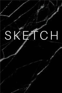 Sketch - Art Sketch Book / Black Marble Cover