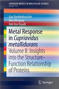 Metal Response in Cupriavidus metallidurans