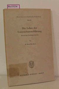 Die Lehre Der Unternehmensfuhrung