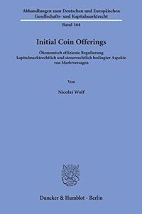 Initial Coin Offerings