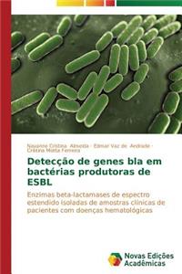 Detecção de genes bla em bactérias produtoras de ESBL
