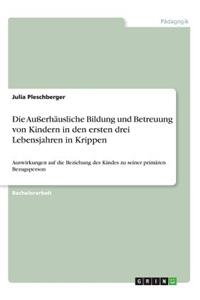 Außerhäusliche Bildung und Betreuung von Kindern in den ersten drei Lebensjahren in Krippen