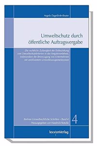 Umweltschutz Durch Offentliche Auftragsvergabe