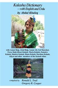 Kalasha Dictionary - With English and Urdu