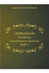 Authenticum Novellarum Constitutionum Iustiniani Part 2