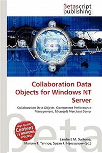 Collaboration Data Objects for Windows NT Server