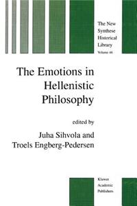 Emotions in Hellenistic Philosophy