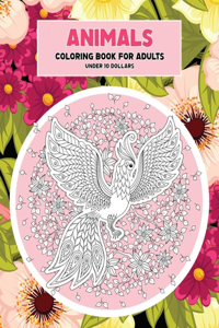 Coloring Book for Adults - Under 10 Dollars - Animals