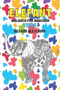 Malbuch für Mädchen - Billiger als 10 Euro - Tiere - Elefant
