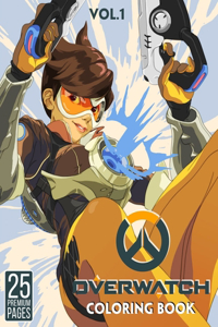 Overwatch Coloring Book Vol1: Funny Coloring Book With 25 Images For Kids of all ages with your Favorite Overwatch Characters.