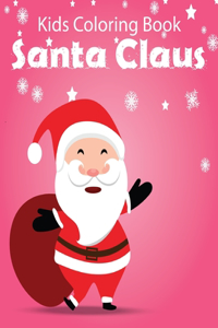 Kids Coloring Book Santa Claus
