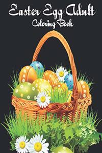 Easter Egg Adult Coloring Book