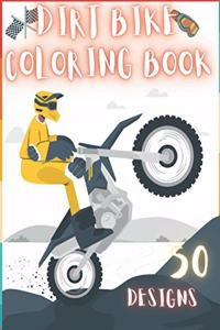 Dirt Bike Coloring Book