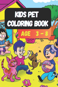 Kids Pet Coloring Book