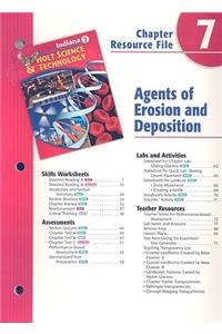 Indiana Holt Science & Technology Chapter 7 Resource File: Agents of Erosion and Deposition