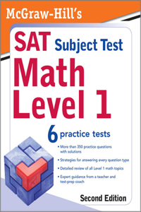 McGraw-Hill's SAT Subject Test: Math Level 1, 2/E