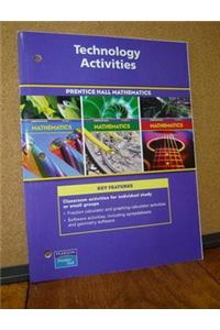 Prentice Hall Math Course 1,2,3 Technology Activities Blackline Masters 2004 C