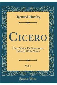 Cicero, Vol. 1