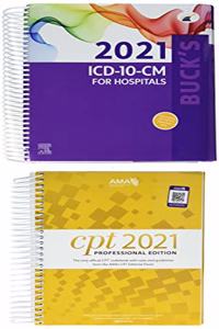 Buck's 2021 ICD-10-CM Hospital Edition, 2021 HCPCS Professional Edition & AMA 2021 CPT Professional Edition Package