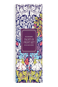 William Morris Paint-In Postcard Set