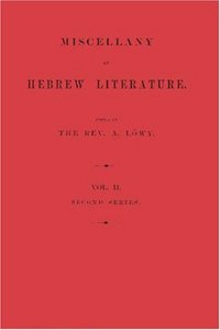 Miscellany of Hebrew Literature