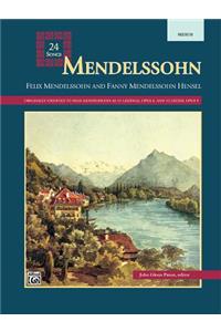 Mendelssohn -- 24 Songs