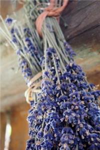 Dried Purple Lavender Journal