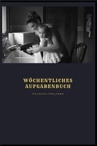 Wöchentliches Aufgabenbuch Haushaltsplaner