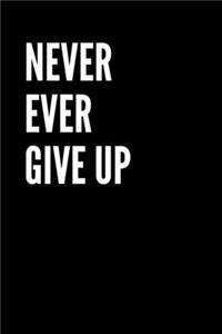 Never Ever Give Up